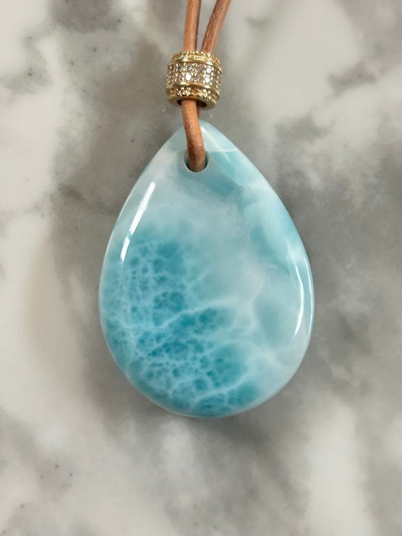 ラリマー　ペンダント