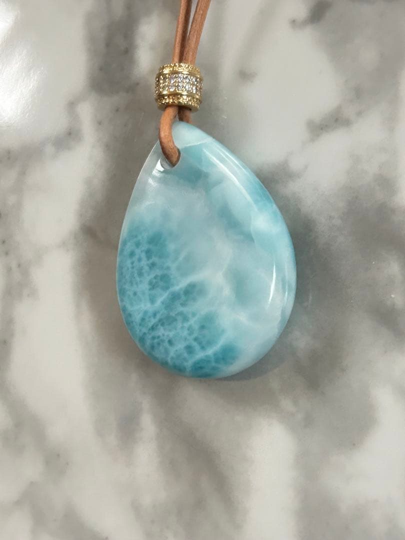 ラリマー　ペンダント