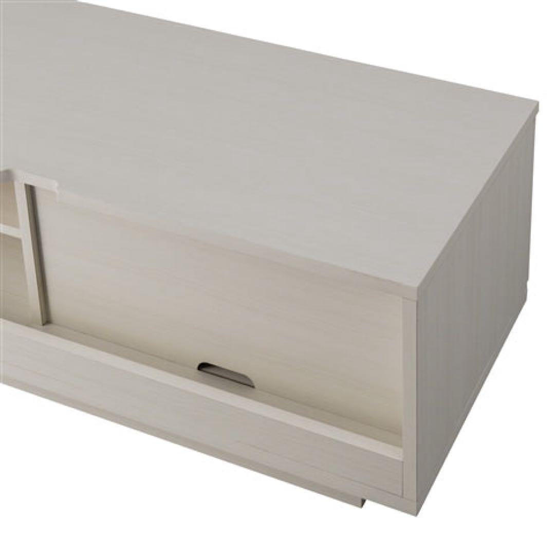 Francfranc テレビボード ローボード 白 収納 幅120cm - メルカリ