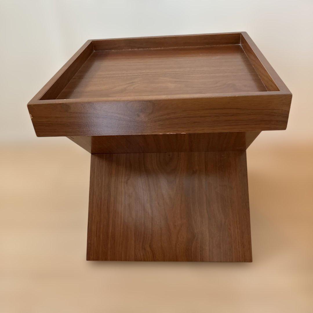 ノーチェ　ベットサイドテーブル家具ウォールナットソファ無印ニトリ