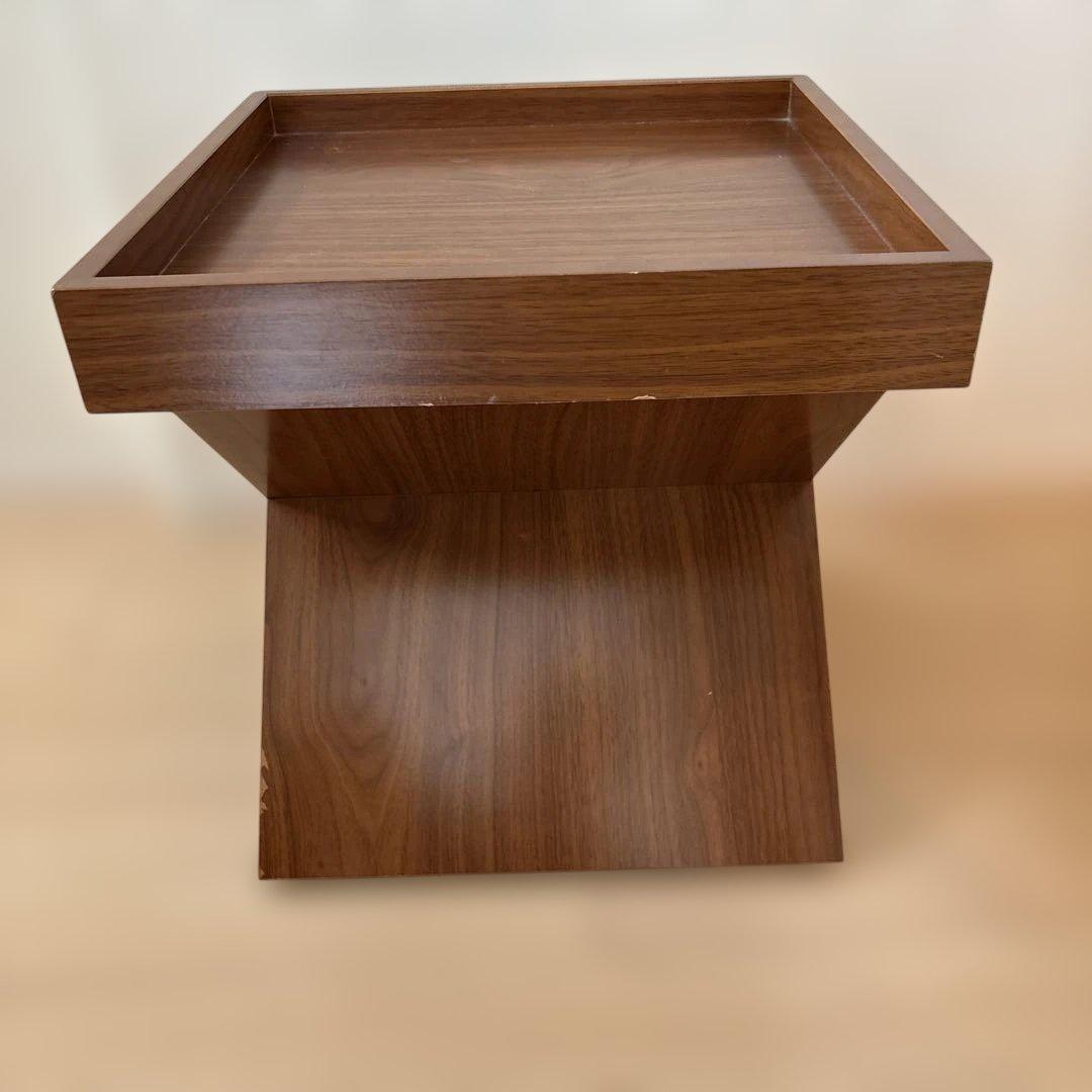 ノーチェ　ベットサイドテーブル家具ウォールナットソファ無印ニトリ