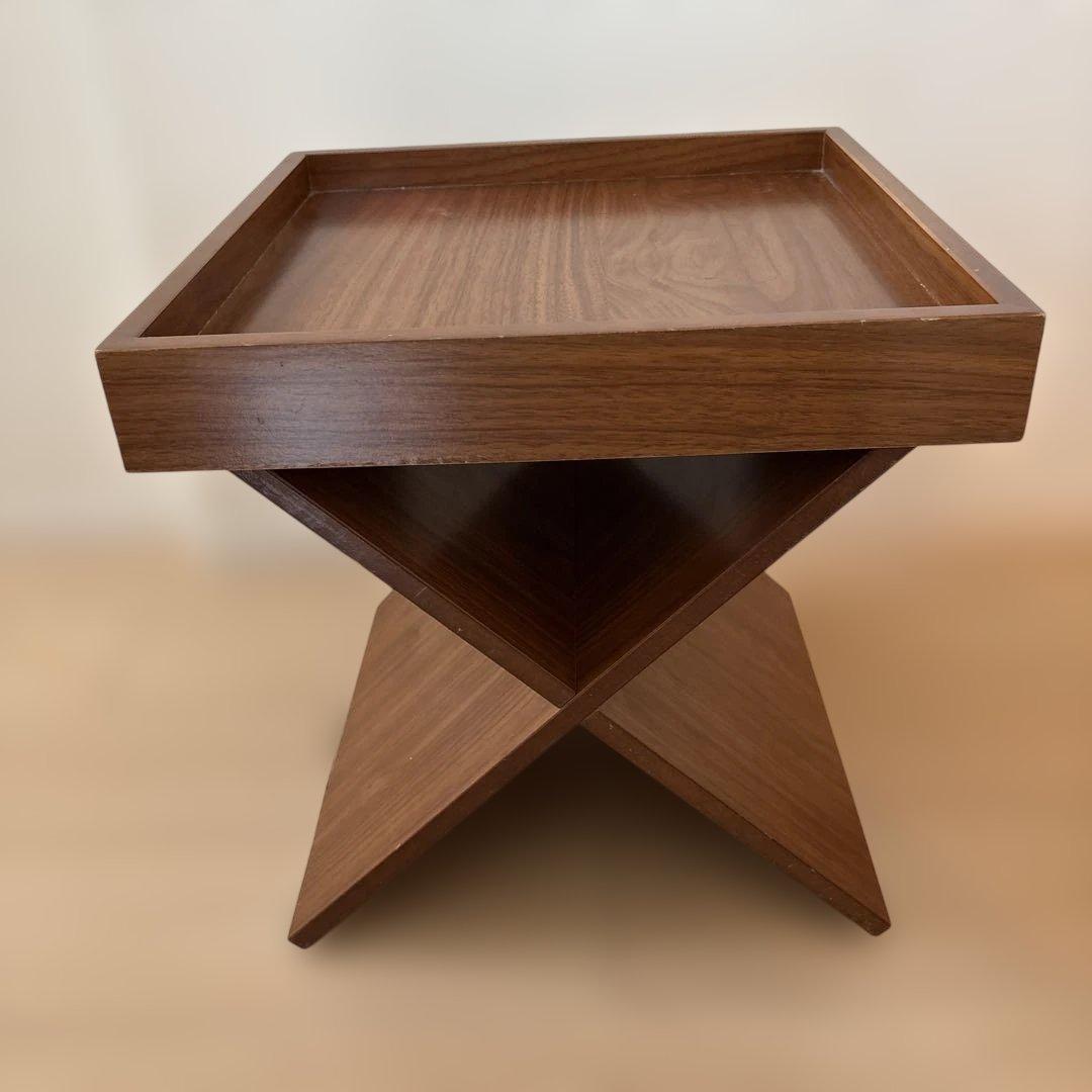 ノーチェ　ベットサイドテーブル家具ウォールナットソファ無印ニトリ