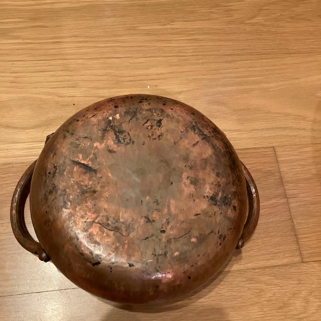希少品 寺山光廣 銅製 両手鍋 寺 150000円 銅鍋 21cm - メルカリ