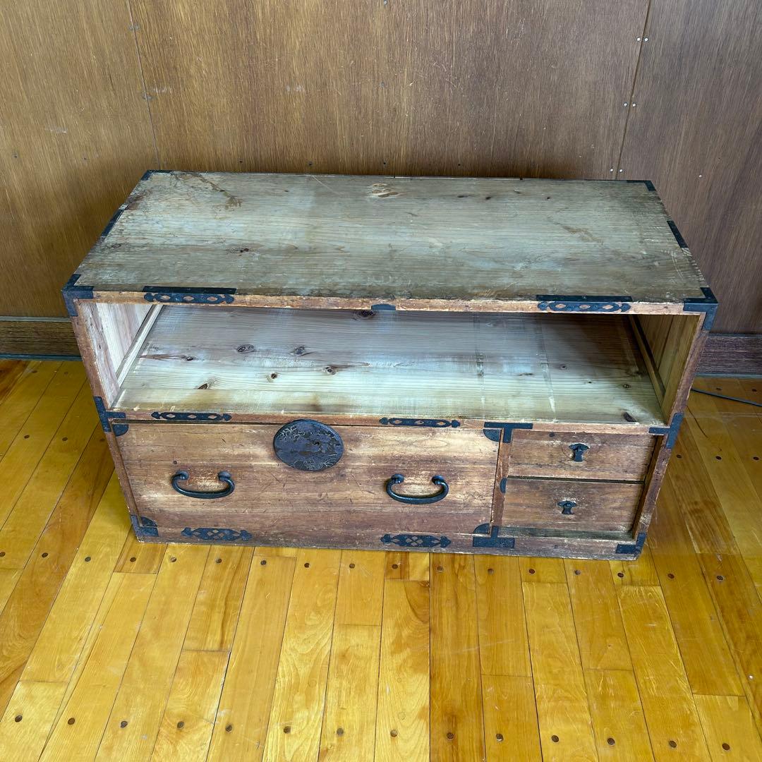 古箪笥(たんす) 棚 店舗什器 B