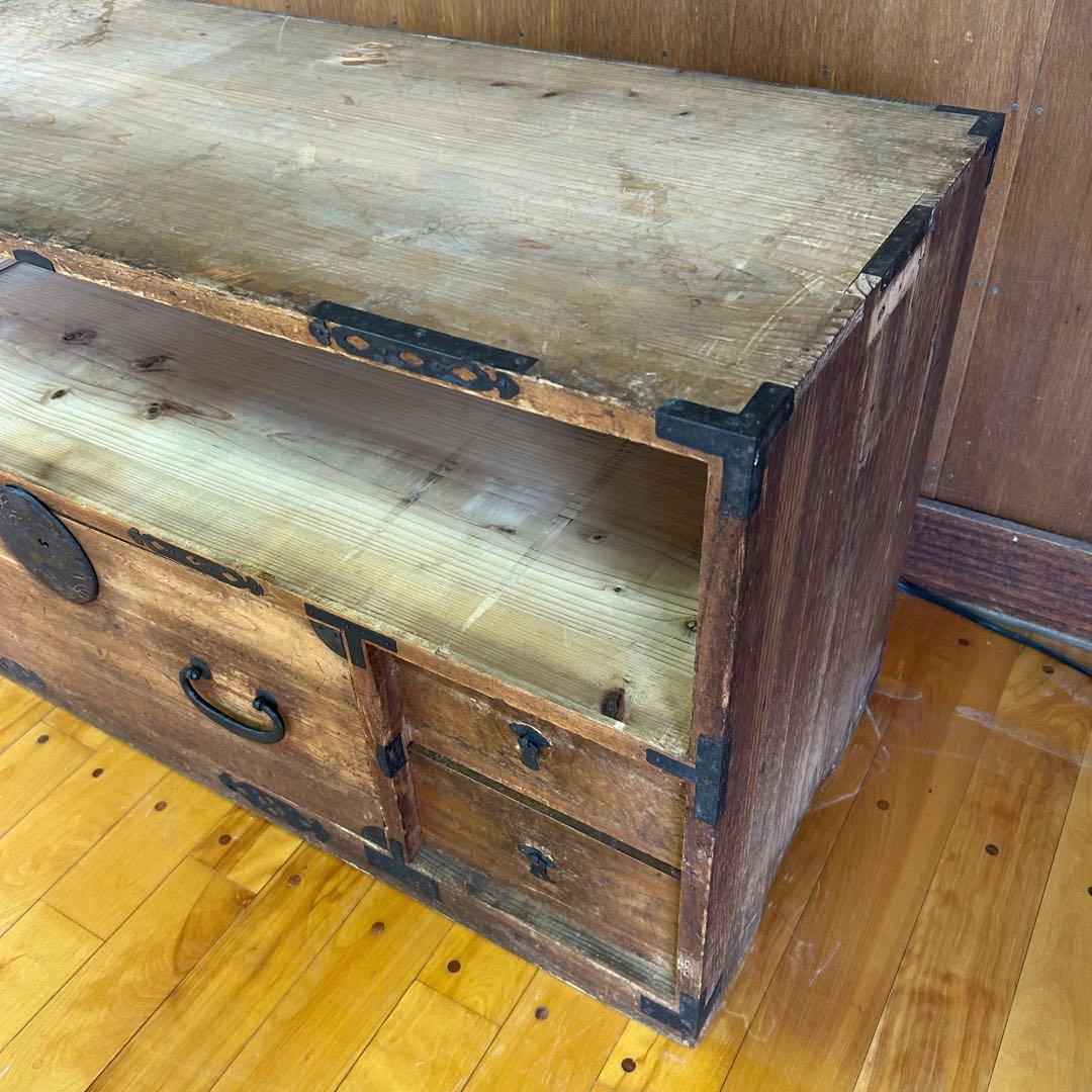 古箪笥(たんす) 棚 店舗什器 B