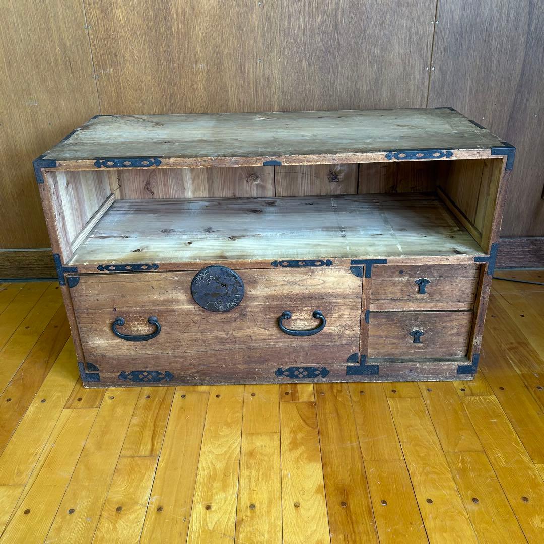 古箪笥(たんす) 棚 店舗什器 B