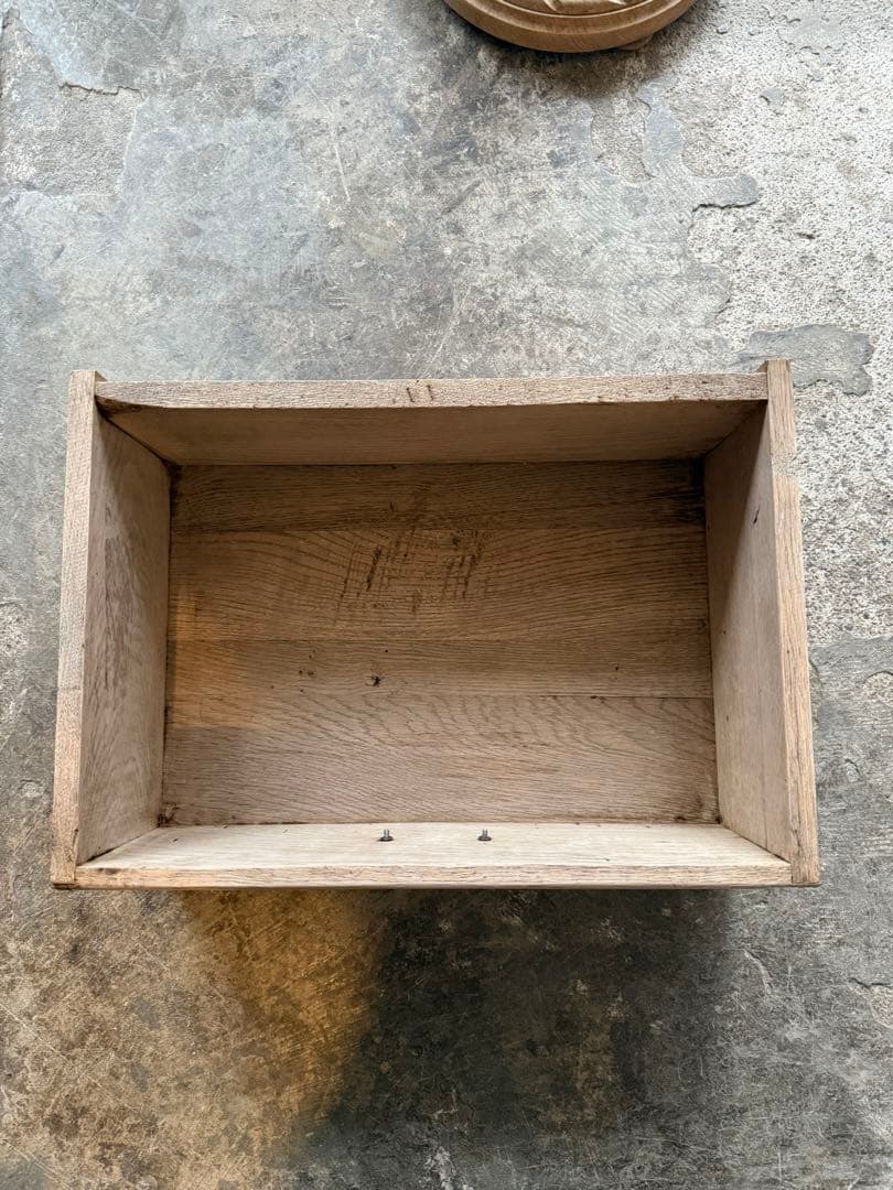 ビンテージ　ドロワー カウンター　コンソール キッチンテーブル　剥離