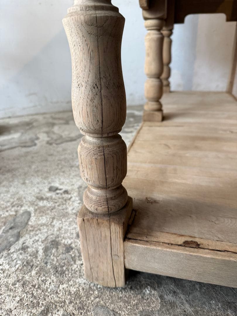 ビンテージ　ドロワー カウンター　コンソール キッチンテーブル　剥離