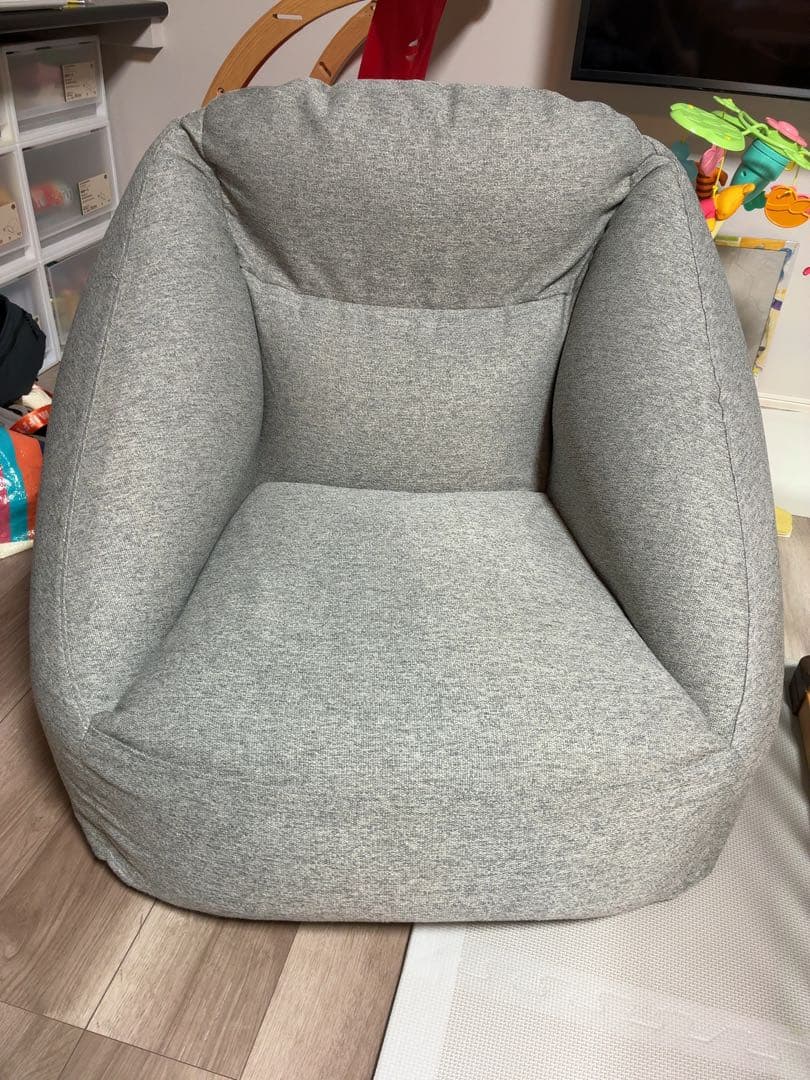 空気でできたソファ グレー 無印良品