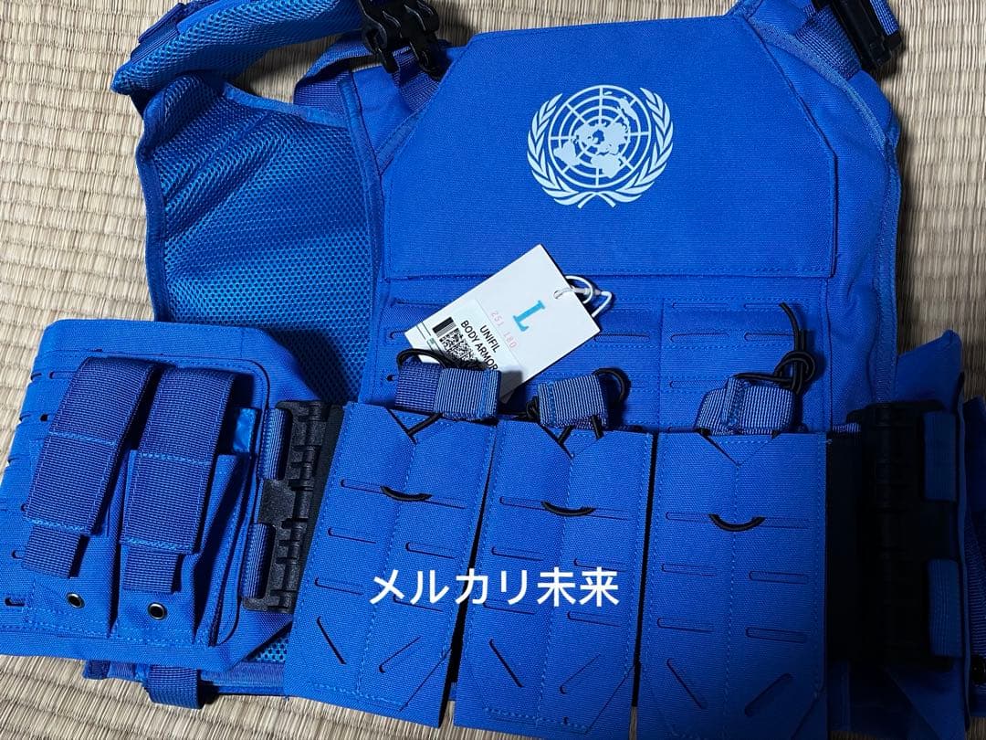 【新品実物】UN タクティカルベスト（プレートなし） 国際連合￼