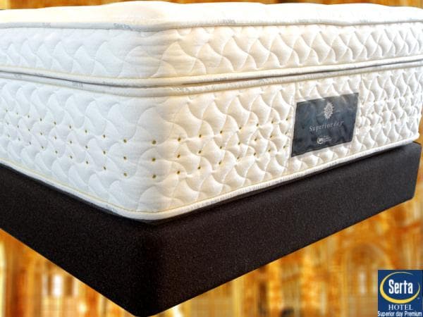 超高級ホテルのベッド(マットレス+ボックススプリングボトム)の上・下セット