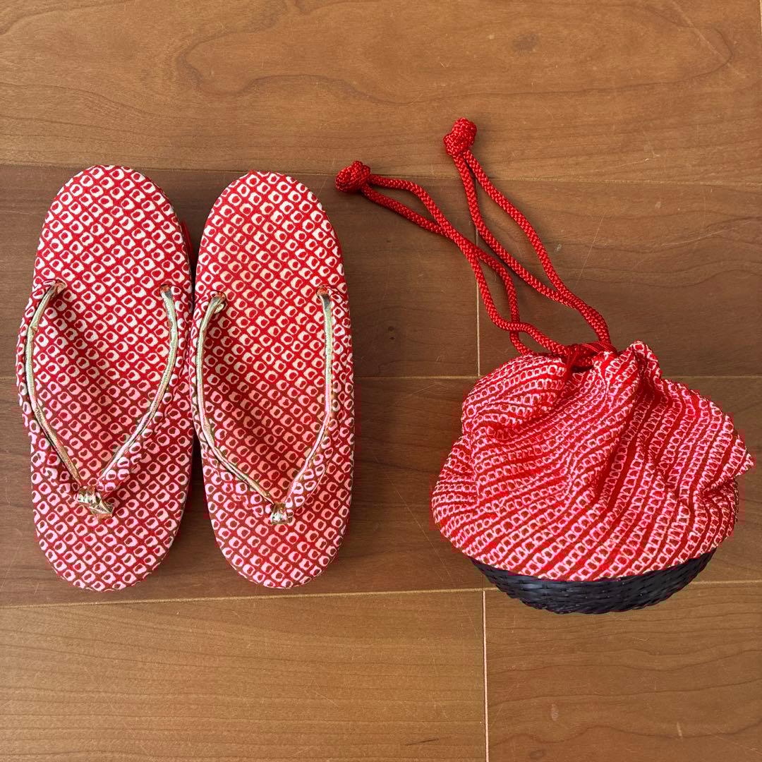 七五三 3歳 アンティーク 鶴 着物 長襦袢 被布 セット