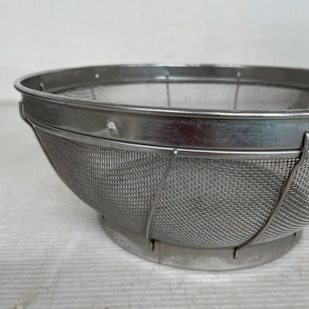 ステンレス製 ざる 7点セット まとめ売り サイズ違い Y1994