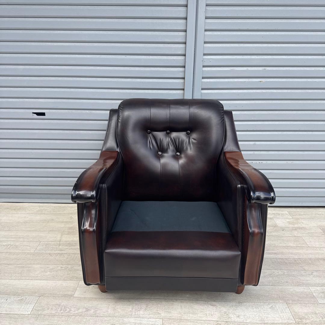 １人掛けソファ　ミッドセンチュリー　ヴィンテージ　レトロ　アームチェア　②