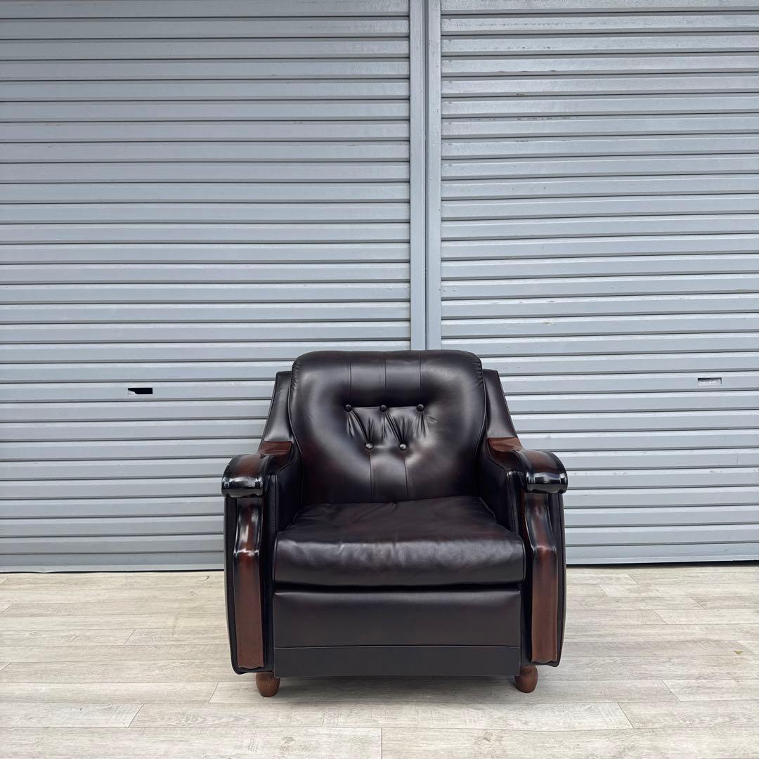 １人掛けソファ　ミッドセンチュリー　ヴィンテージ　レトロ　アームチェア　②