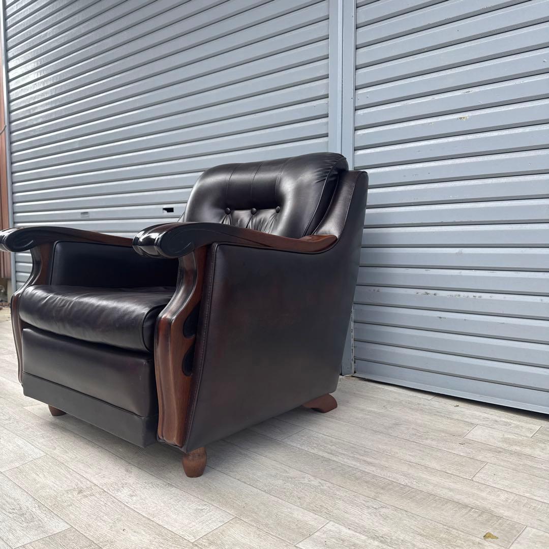 １人掛けソファ　ミッドセンチュリー　ヴィンテージ　レトロ　アームチェア　②