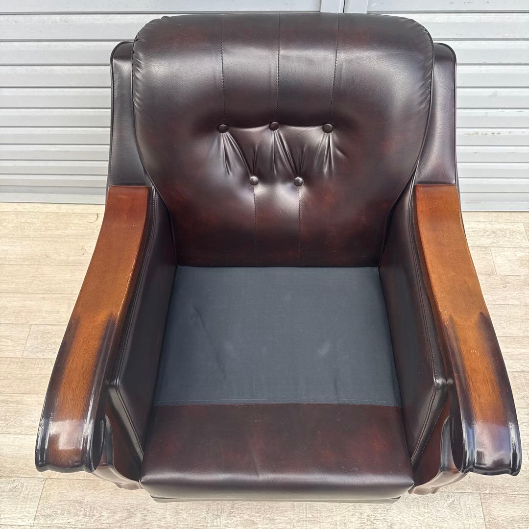 １人掛けソファ　ミッドセンチュリー　ヴィンテージ　レトロ　アームチェア　②