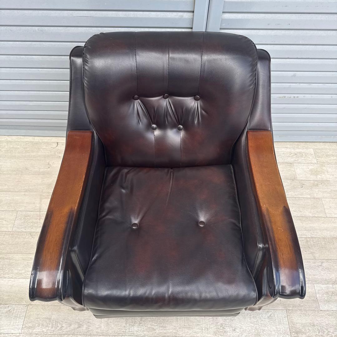 １人掛けソファ　ミッドセンチュリー　ヴィンテージ　レトロ　アームチェア　②
