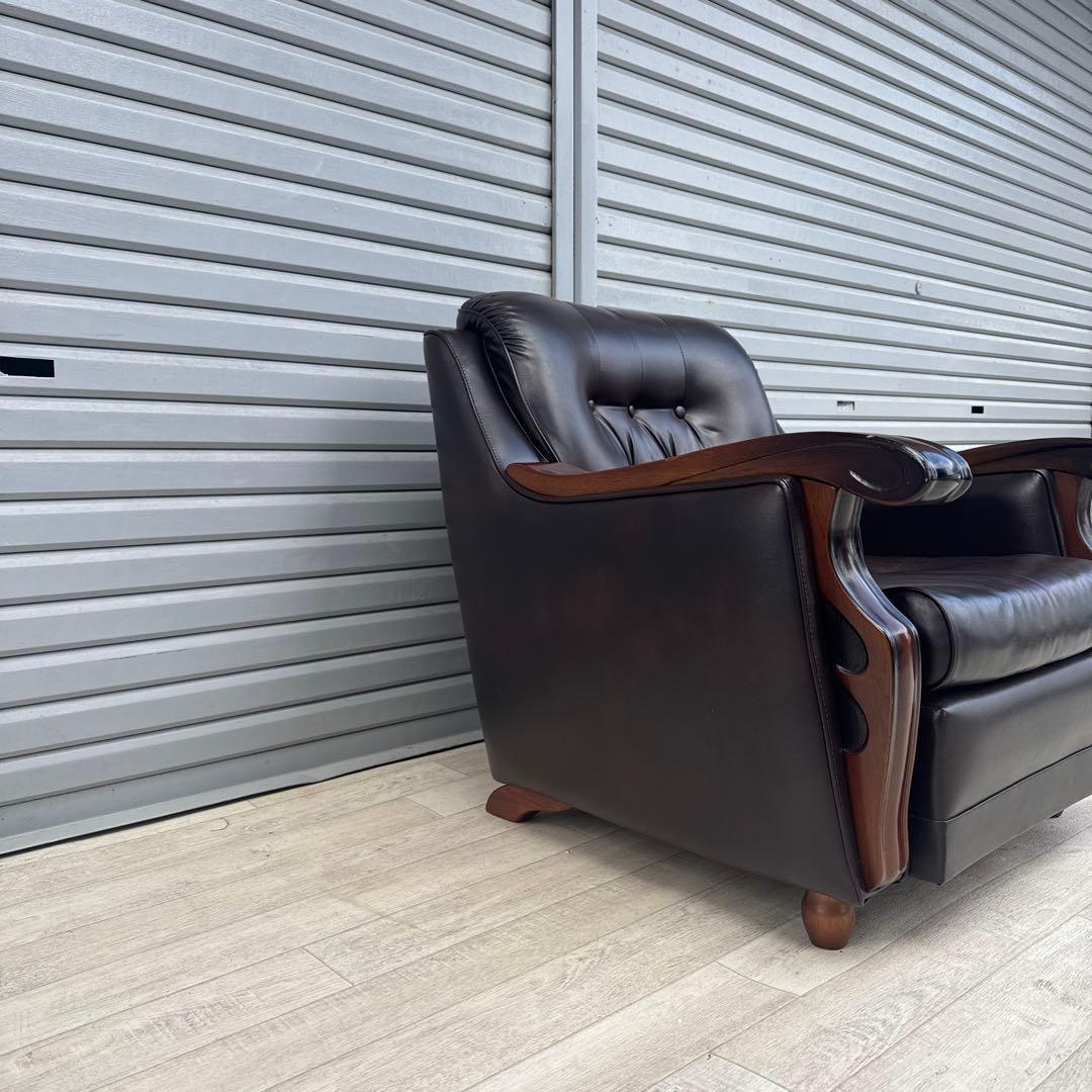 １人掛けソファ　ミッドセンチュリー　ヴィンテージ　レトロ　アームチェア　②