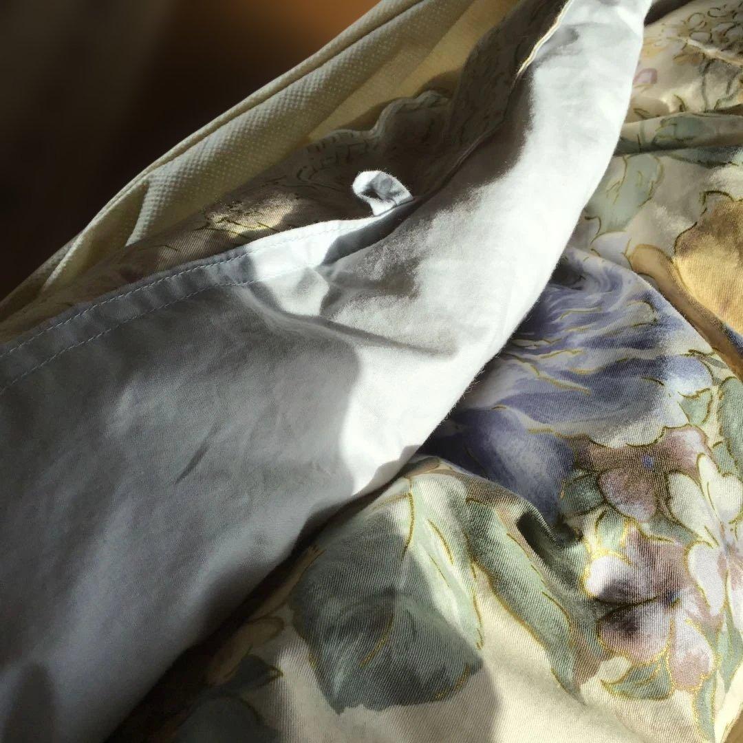 日本製　ダウン80%フェザー20% セミダブル　320㎤/g 綿100%表生地