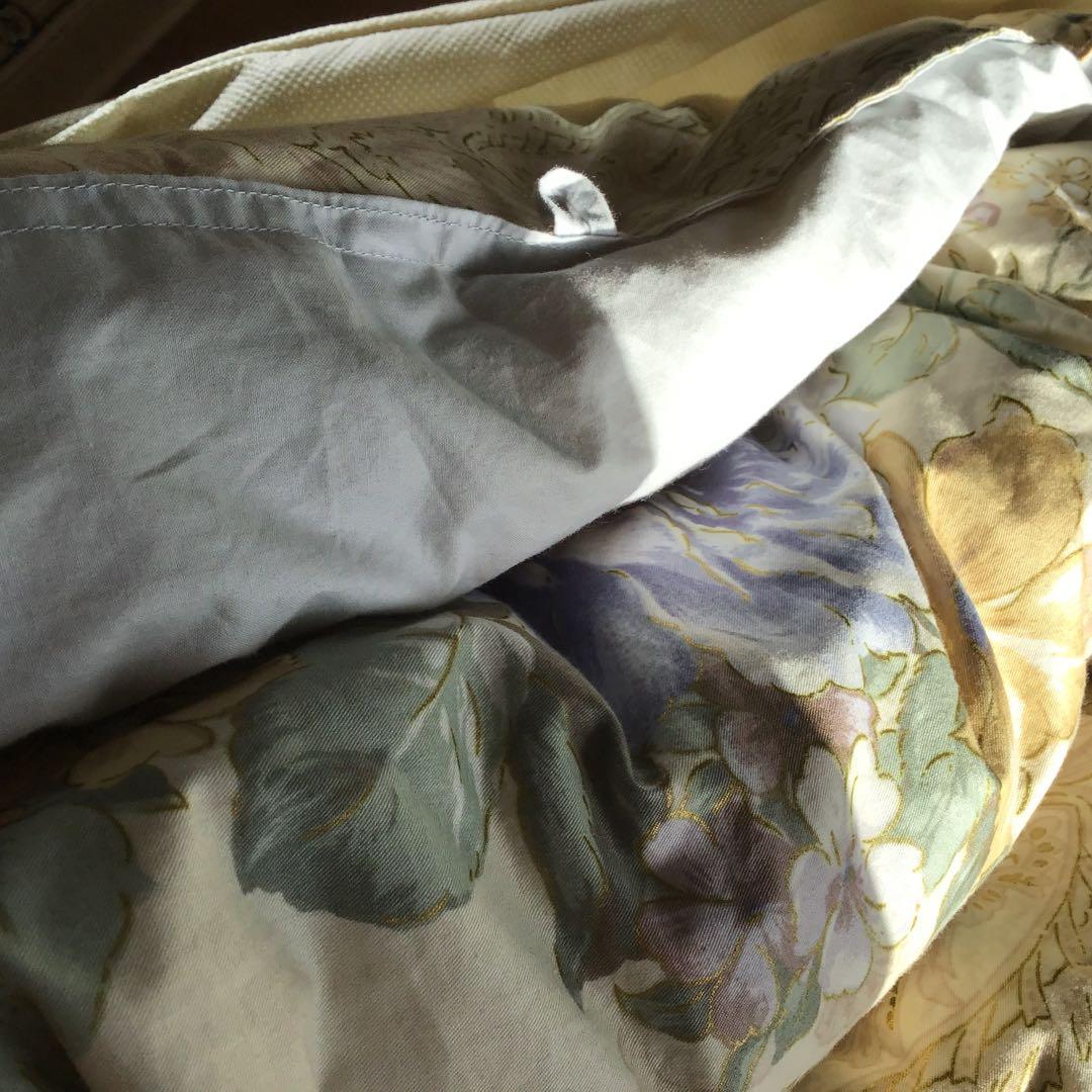 日本製　ダウン80%フェザー20% セミダブル　320㎤/g 綿100%表生地