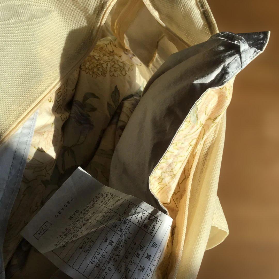 日本製　ダウン80%フェザー20% セミダブル　320㎤/g 綿100%表生地