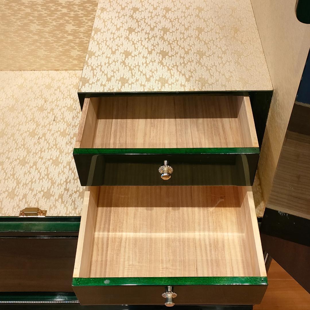 〈希少〉フランスミラー　キャビネット　クローゼット　引出し　鏡付き