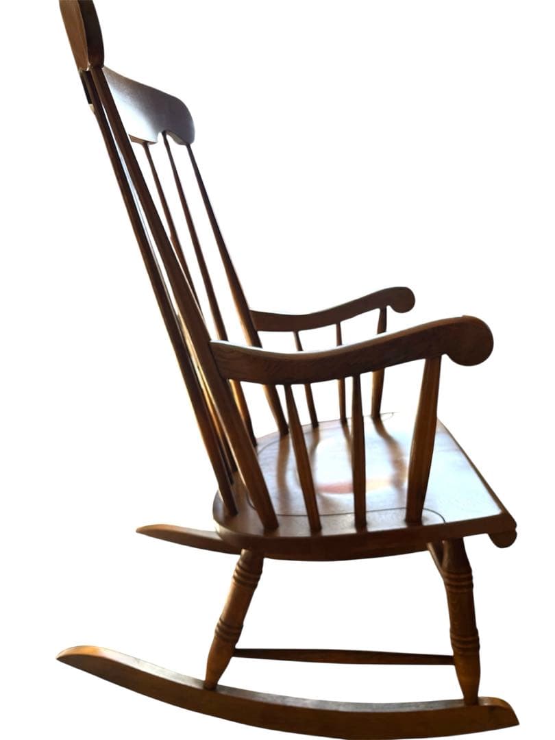 KASHIWA 柏木工飛騨産業 ヴィンテージ木製ロッキングチェア　昭和レトロ