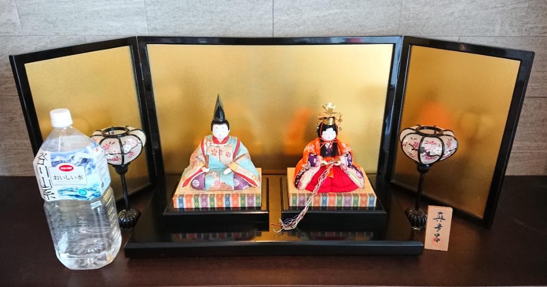 真多呂人形　若葉雛　木目込