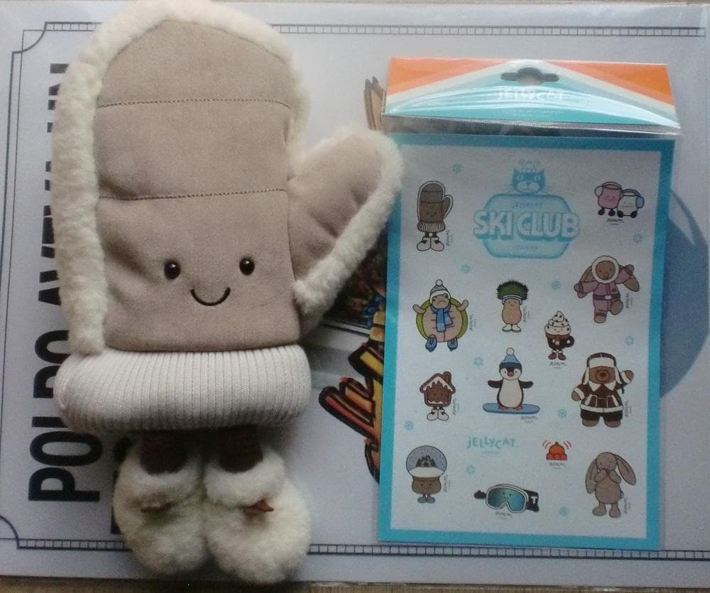  LA Ski Club限定　Fitswell ミトン セット ルコックスポルティフ（lecoqsportif）（レディース）ゴルフ 防寒 手袋