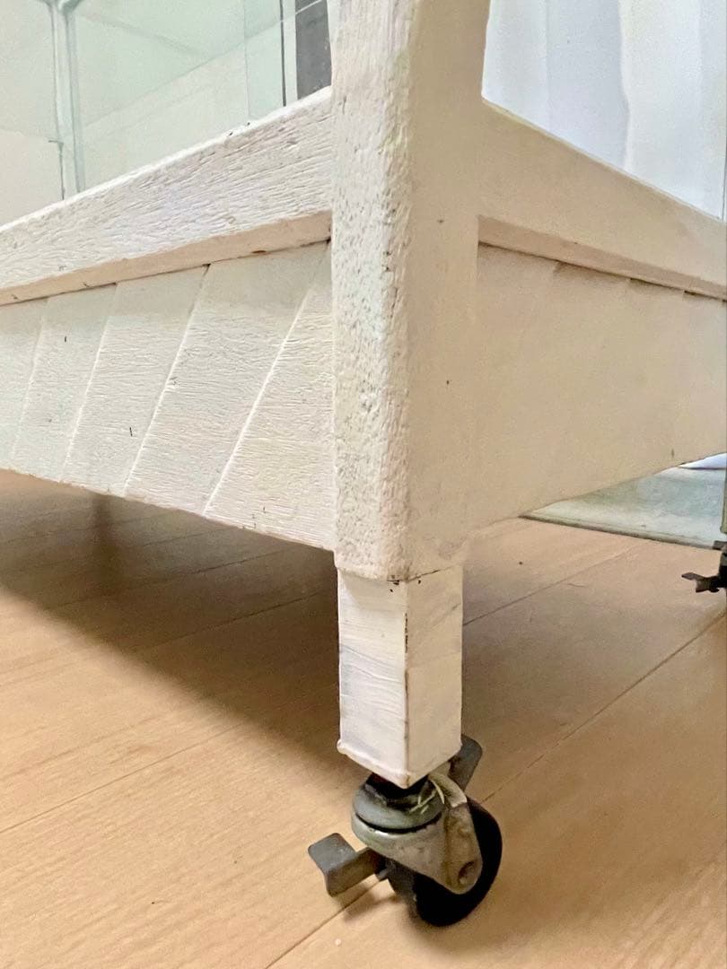 ビンテージ　ショーケース　ガラス　木製　アンティーク　棚　ヴィンテージ