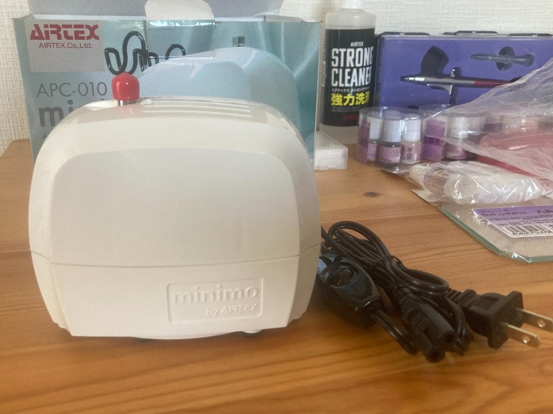 ★エアブラシ & ネイルアートセット★ARITEX minimo コンプレッサー