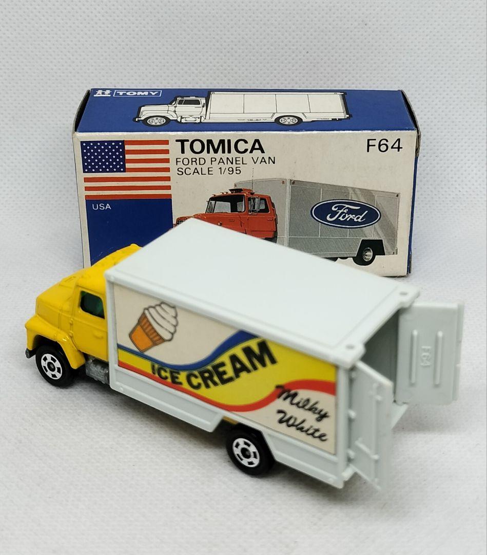 《青箱トミカF64-2-1》フォードパネルバン【初期ロット】未使用美品