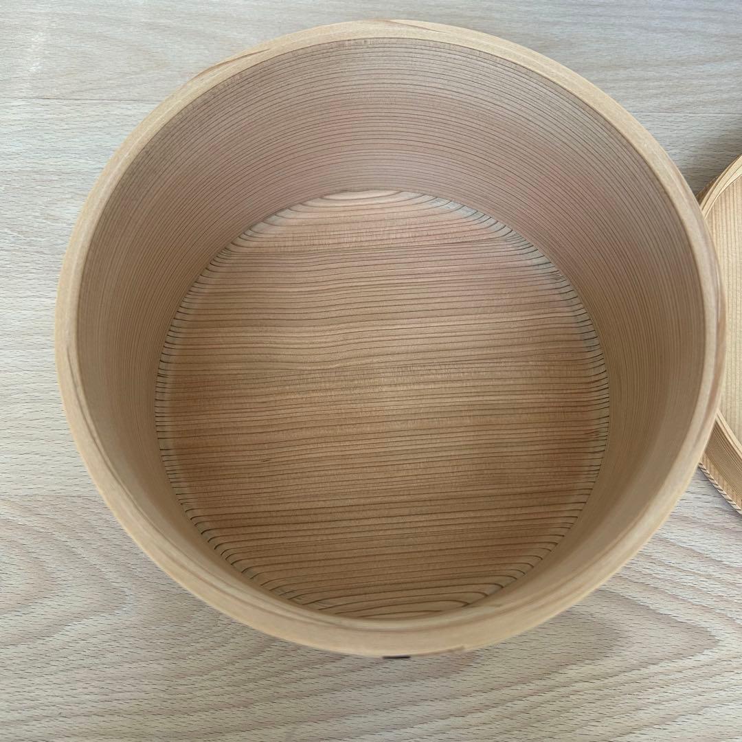 柴田慶信商店 曲げわっぱ 白木 おひつ 7寸5合