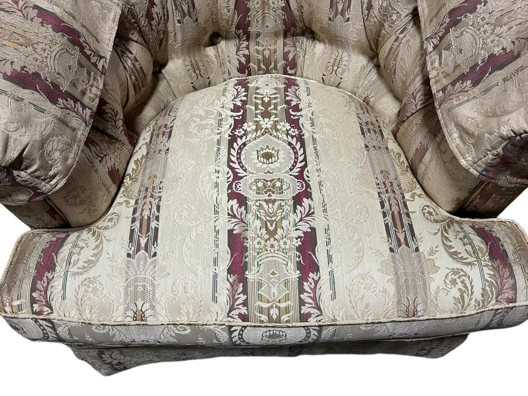 ①◇DREXEL ドレクセルヘリテイジ アップホルスタリー 1人掛けソファ