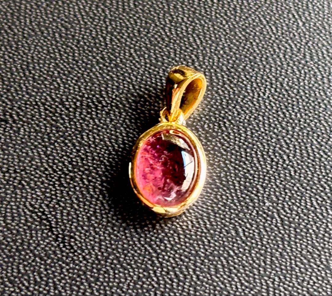 訳あり特価　究極品質　運命のソウルメイトを引き寄せる愛の宝石　ルベライトのPT