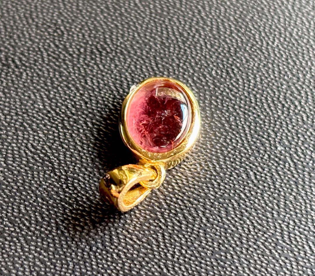 訳あり特価　究極品質　運命のソウルメイトを引き寄せる愛の宝石　ルベライトのPT