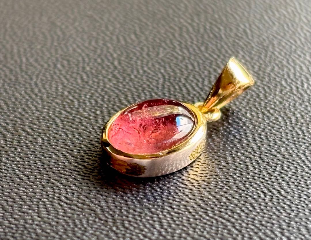 訳あり特価　究極品質　運命のソウルメイトを引き寄せる愛の宝石　ルベライトのPT