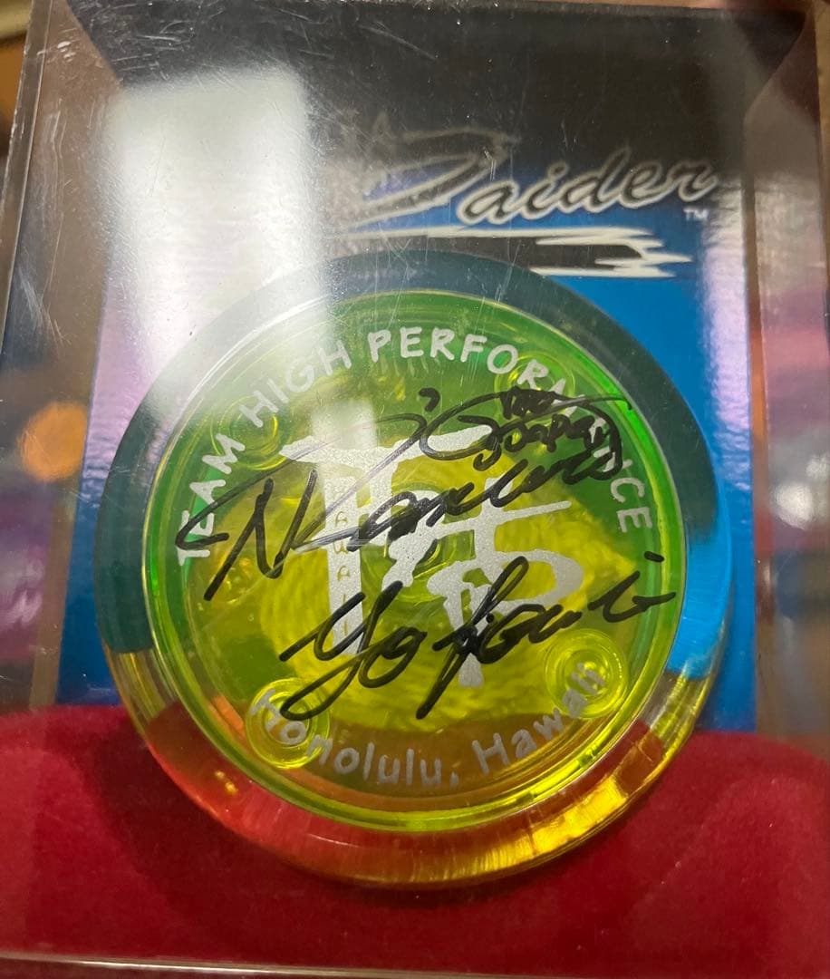 バンダイ ヨメガ ハイパーヨーヨー 中村名人 サイン入り THPレイダーなど