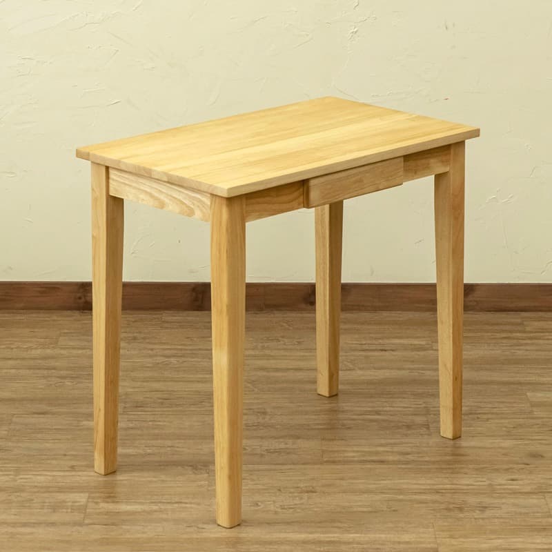 《新品・送料無料》木製テーブル　75×45　NA/WW