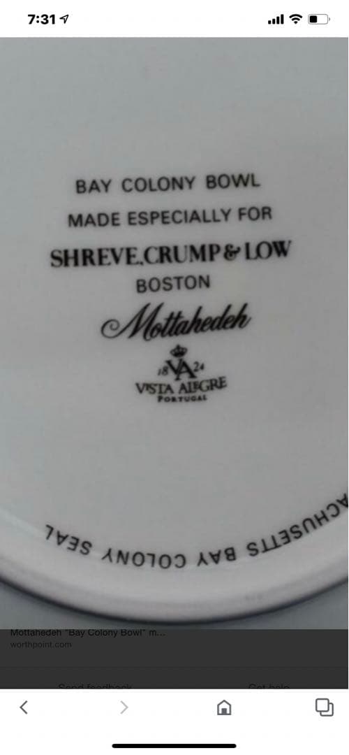 食器 Antique,Vista Alegre, Mottahedeh