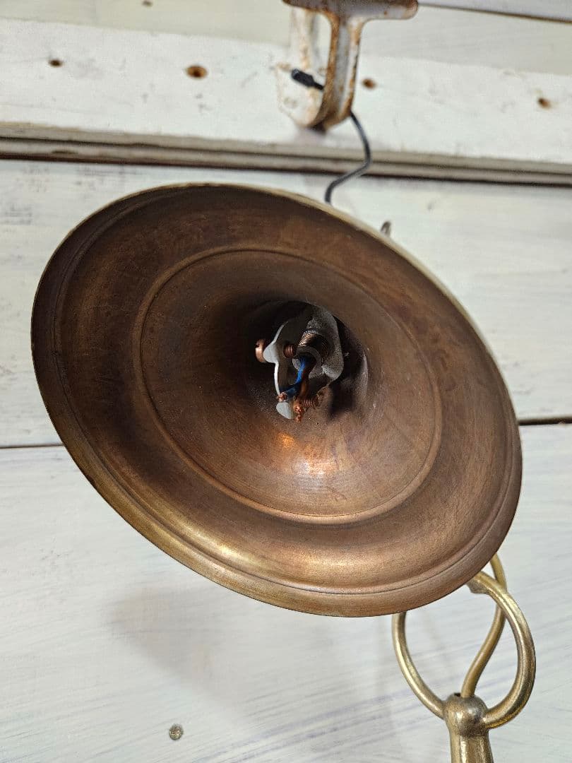 フランスヴィンテージ インダストリアル ペンダントライト 天井照明 真鍮製