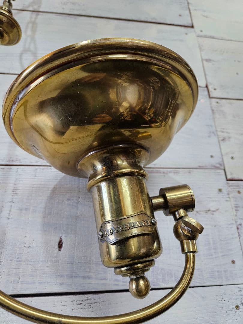 フランスヴィンテージ インダストリアル ペンダントライト 天井照明 真鍮製