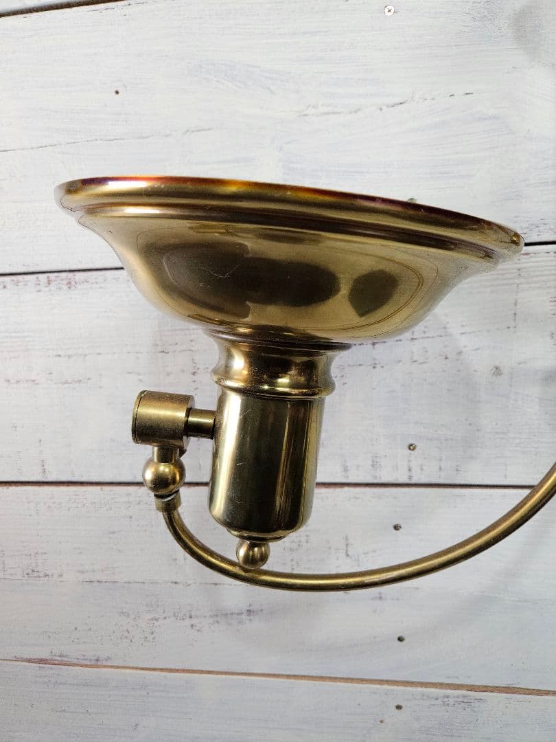 フランスヴィンテージ インダストリアル ペンダントライト 天井照明 真鍮製