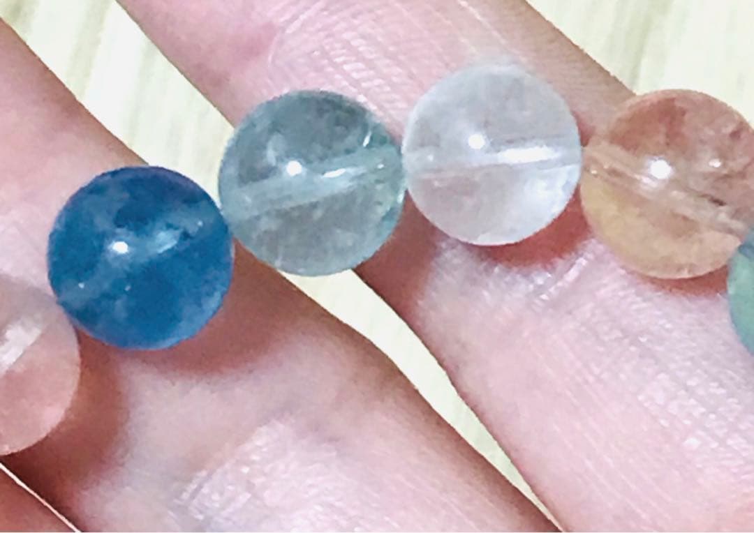 天然石　極上品　希少　５Ａ＋　ミックスベリル　ブレスレット　パワーストーン