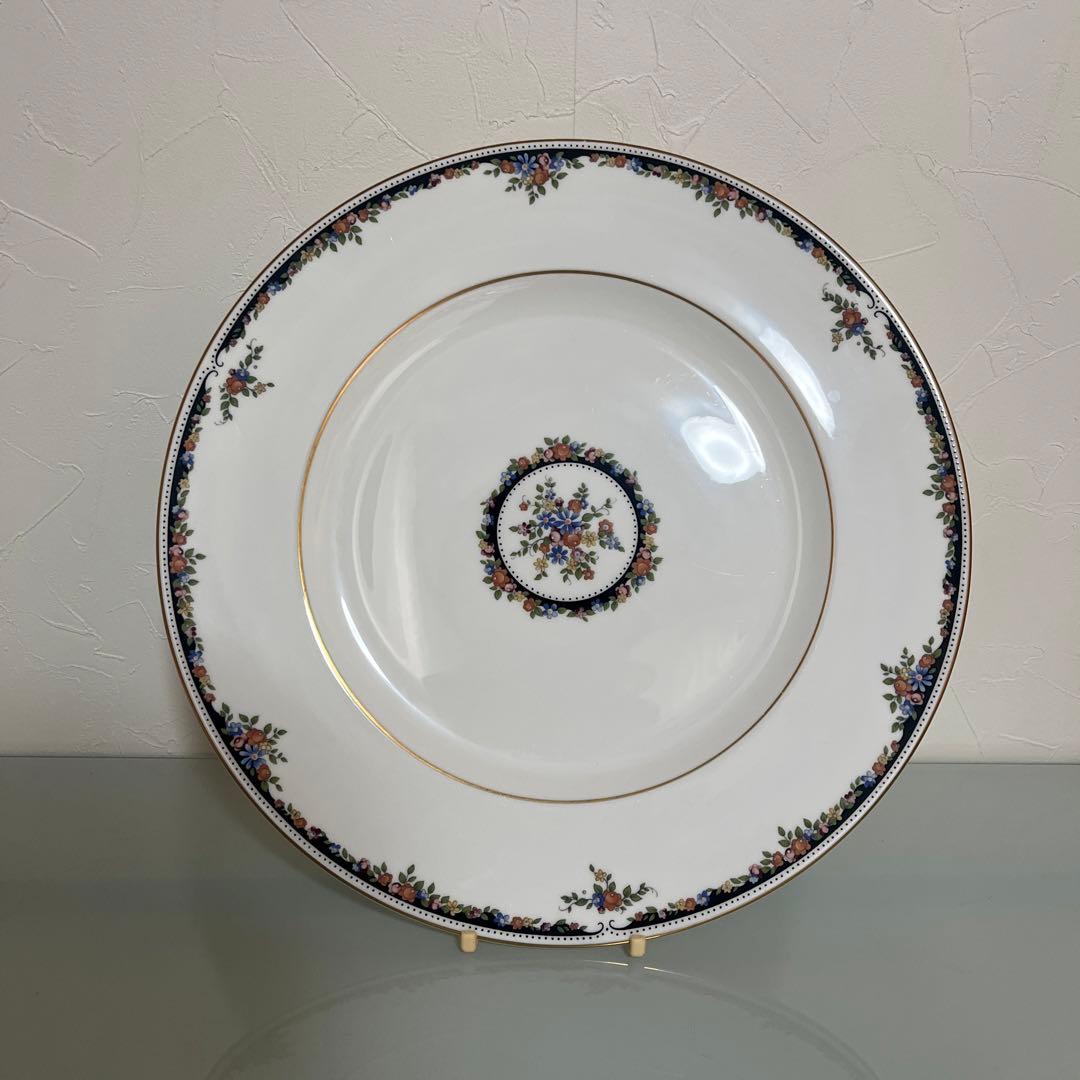 超美品正規品ウェッジウッド ディナープレート 大皿27.5cm 5枚 黒壺