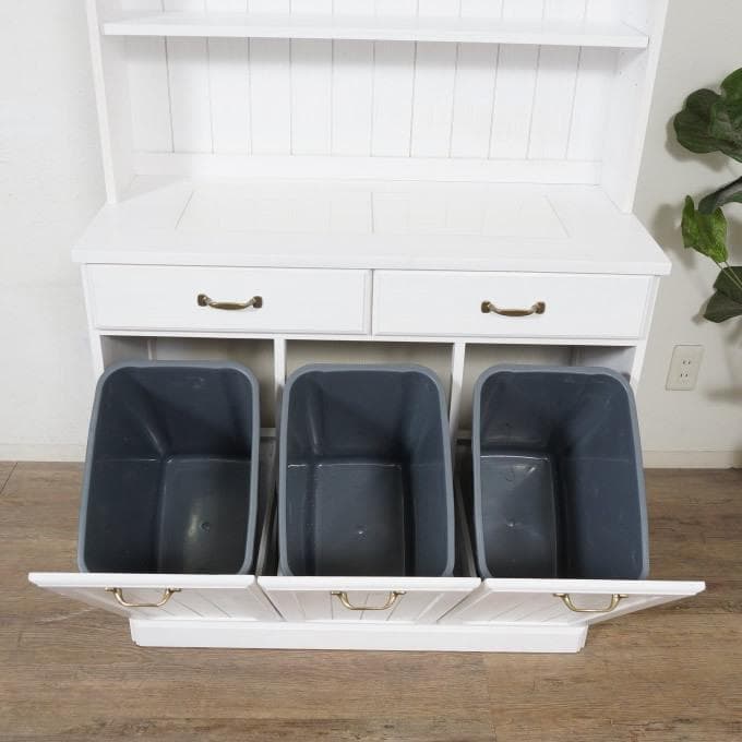 【新品・未使用】　ダストボックス　25L×3　　食器棚　カップボード