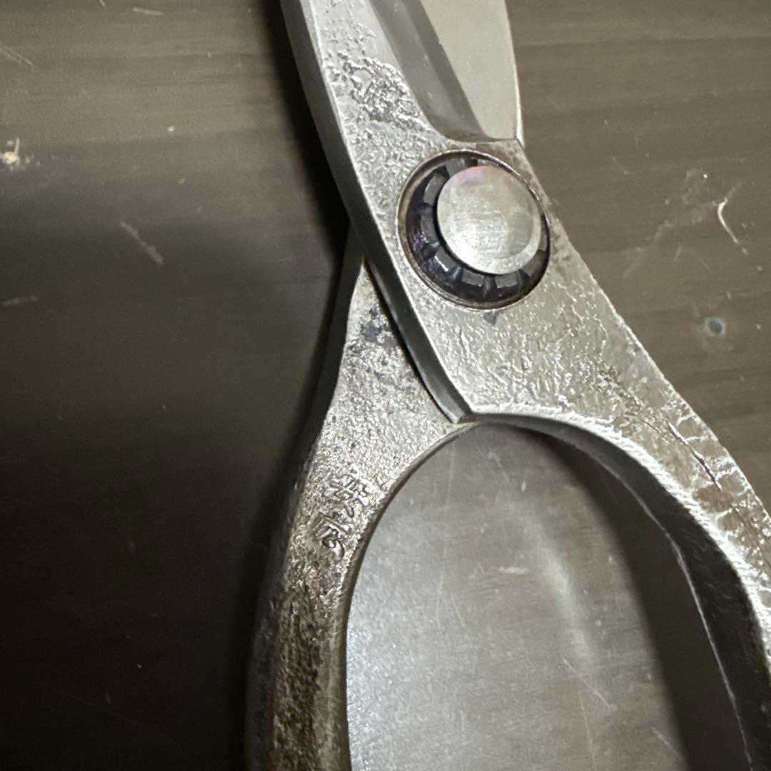 安広 京都鋏鍛冶 大隅義信氏作（大隅刃物店）瓢箪キリバシ（白）サイズ（全長）７寸