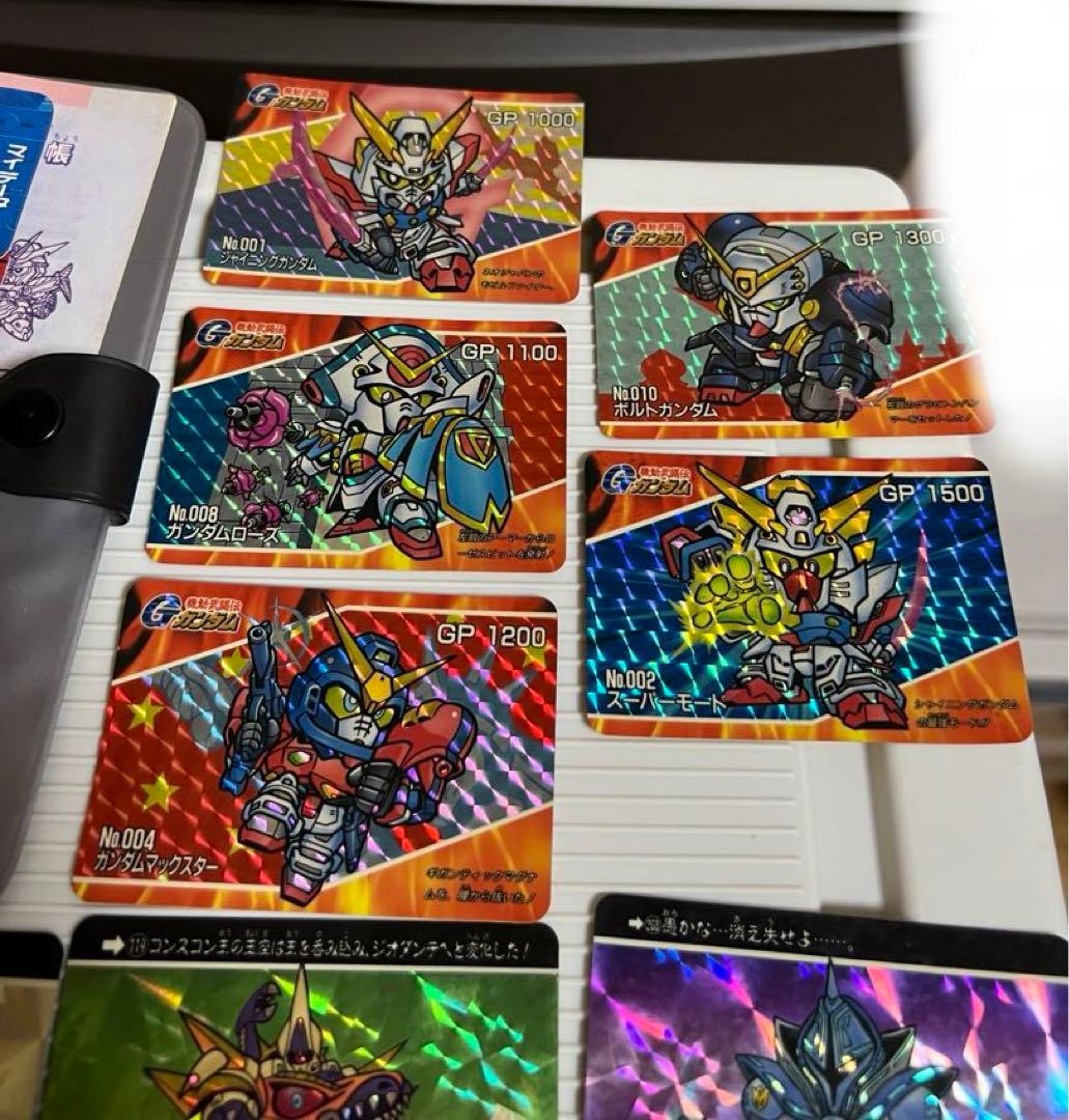 ガンダムカード（キラカード、ノーマルカード）記念カード、SDガンダム