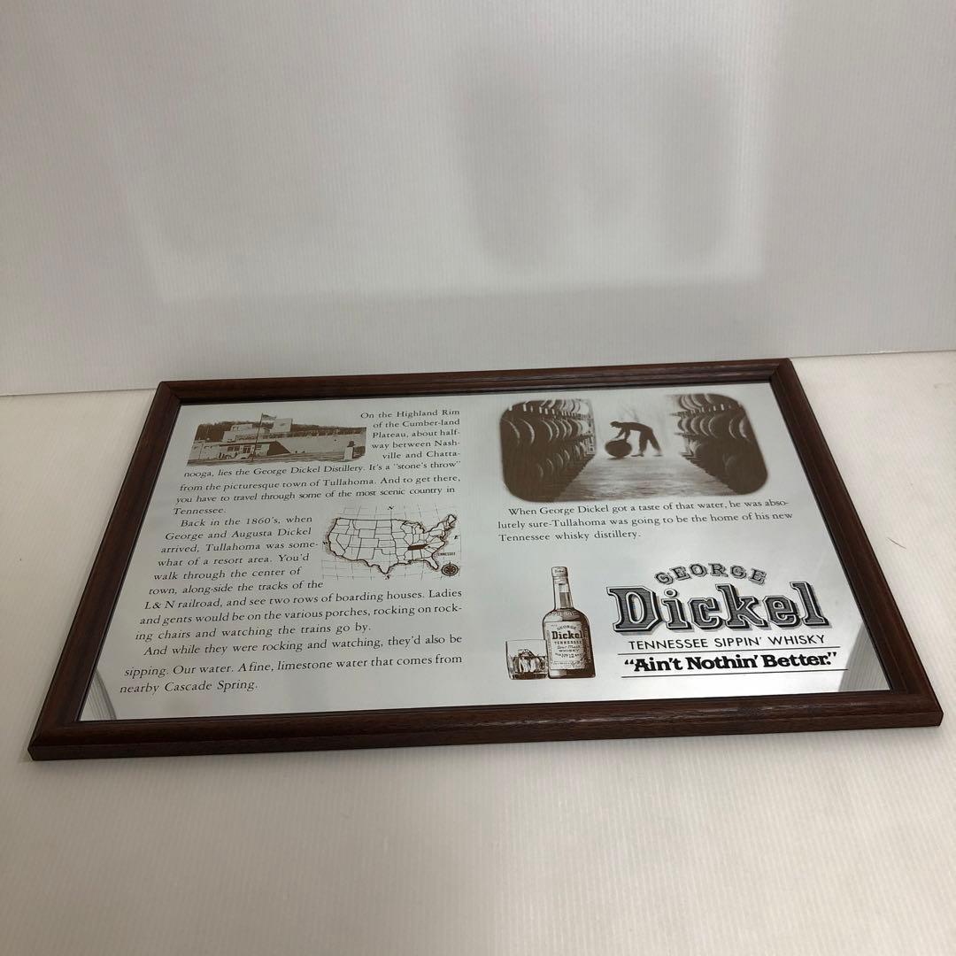 E DICKEL WHISKY パブミラー インテリア雑貨 鏡 バー